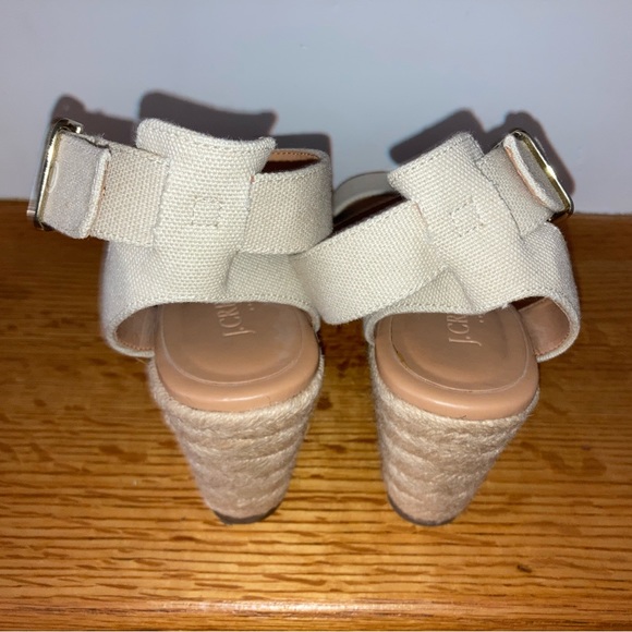 Tan Jcrew espadrille wedges - Picture 5 of 9
